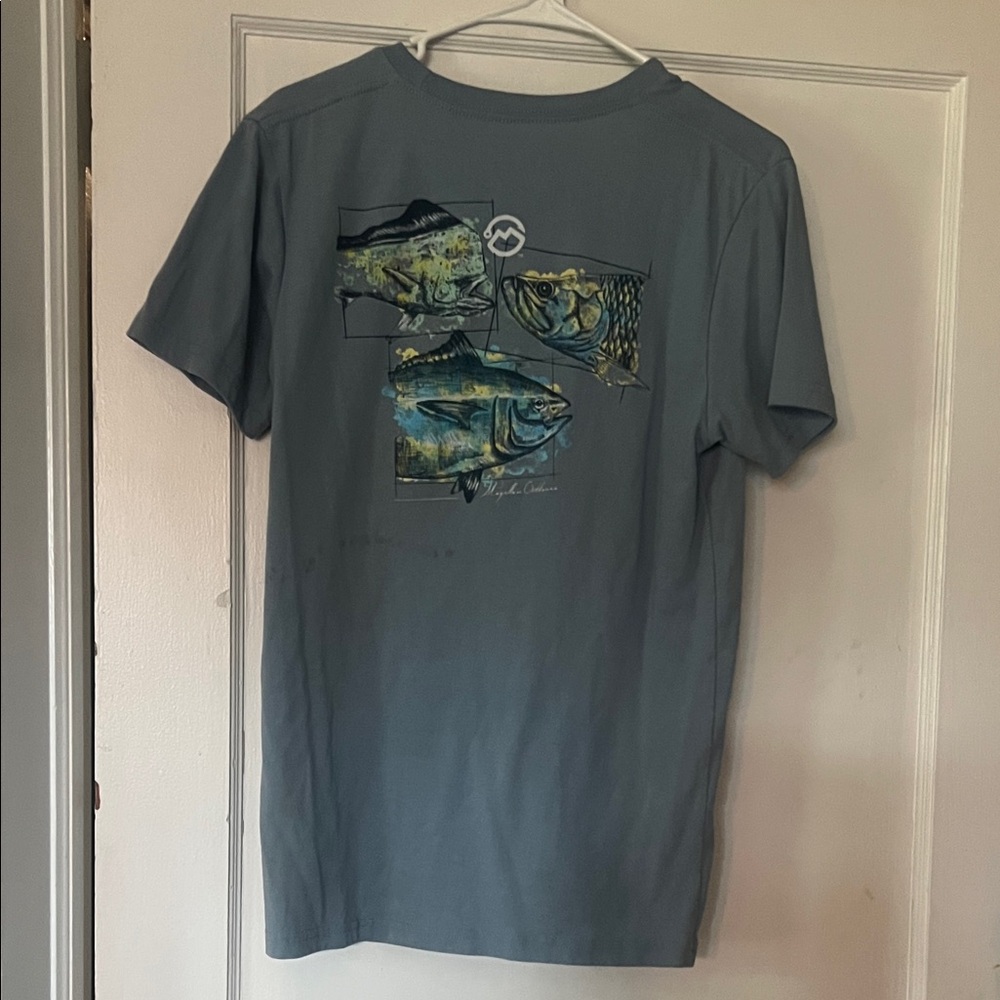 Magellan Outdoors Blue Fish Graphic Tee